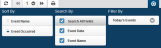 The settings for the Event History page.