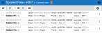 The Spooled Files list page.