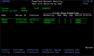 Work with Security by User