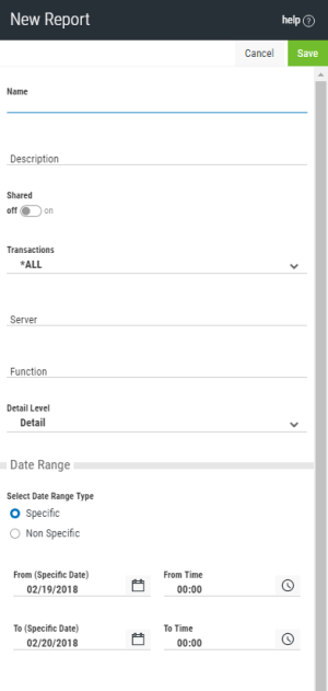Edit Report - All Transactions.