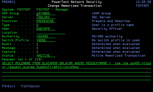 Change a Memorized Transaction panel
