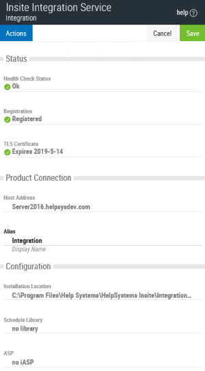 Using the Edit Product Instance page to edit the connection definition.