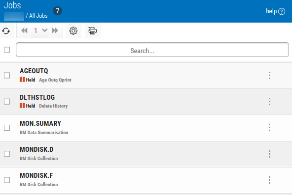 The Jobs page.