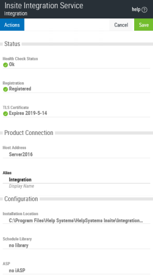 Using the Edit Product Instance page to edit the connection definition.