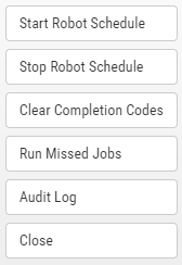 The Show Actions menu on the Job Activity Summary page.